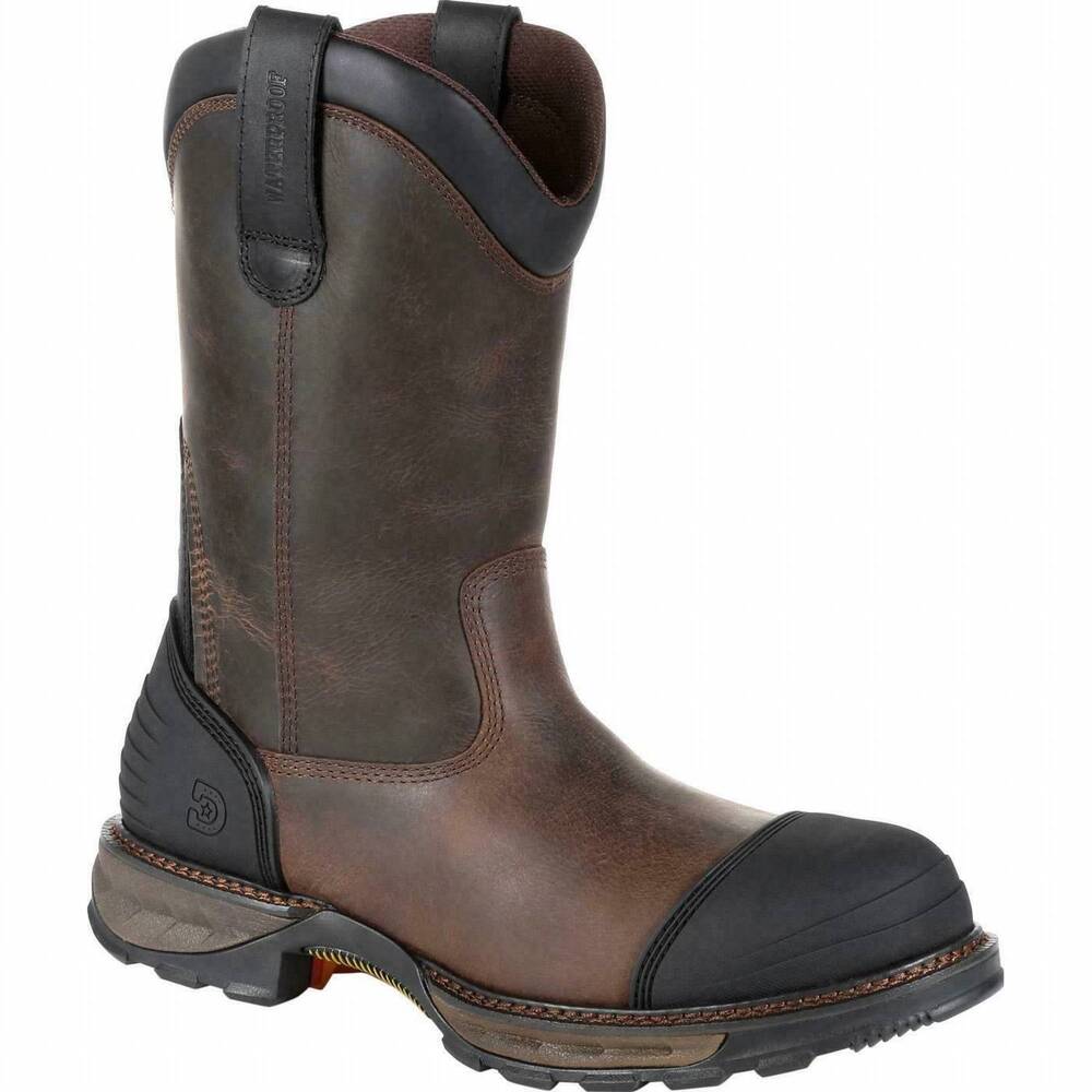 NEW DURANGO BOOTS men's maverick work boots in medium brown